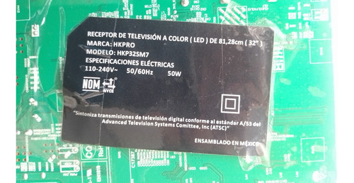 Main Hkpro Hkp32sm7 / V8-nt563na / Tpd.nt72563.pb782 (Usado)