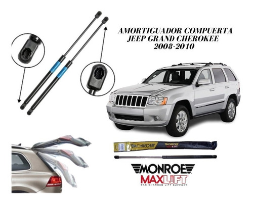 Amortiguador Compuerta Trasera Jeep Grand Cheroke 2008-2010