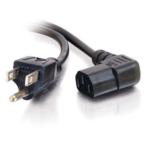 C2g 28593 18 Awg Cable De Alimentación Universal De 90 Grado