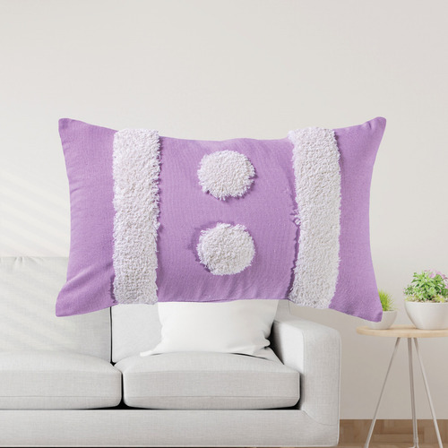 Funda P/cojín Itza 45x35cm Poliéster Concord Color Lavanda