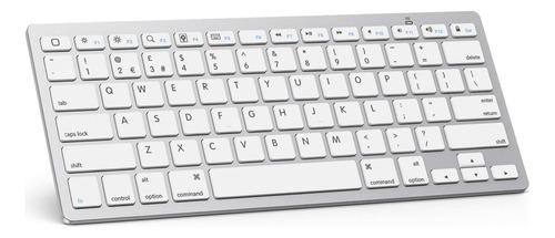 Teclado Bluetooth Ultradelgado Omoton Con Para iPad 10.2 Pul