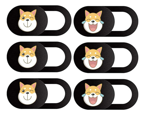 Bonita Funda Para Cámara Web Con Diseño De Perro, 6 Piezas,