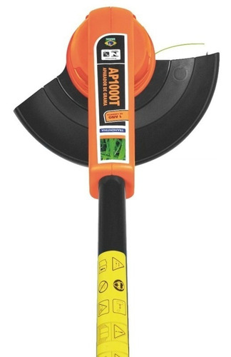 Imagen 6 de 10 de Bordeadora Tramontina Ap1000t 1000w Color Naranja Y Negro 22