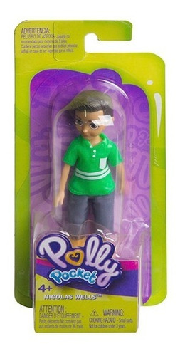 Polly Pocket Niño Nicolas Wells Polera Verde - Mattel