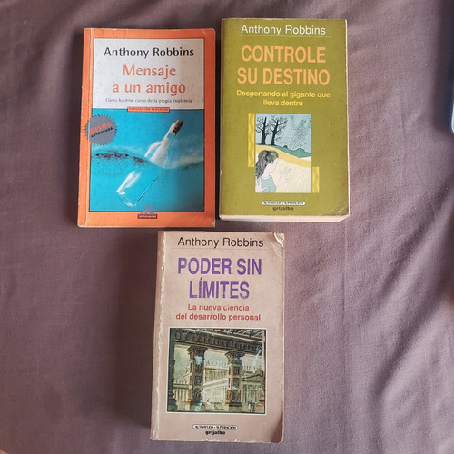 Lote De Libros De Anthony Robbins, Autoayuda