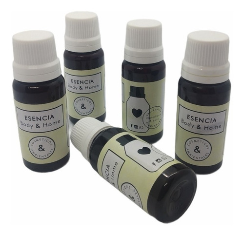5 Esencias Puras: 20ml C/una.