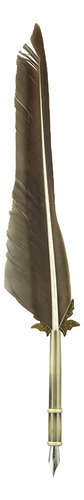 Caneta Feather Pen European Retro Quill Alloy Dip Nib Caligr