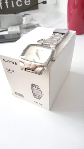 Relógio Nixon Player Silver Com Diamante - Original