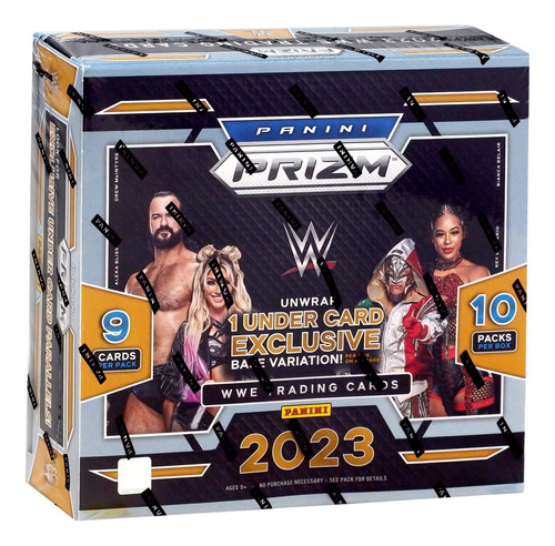 2023 Panini Prizm Wwe Wresting Under Card Hobby (10 Pks/bx)