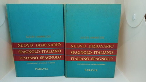 Pack Nuovo Dizionario Spagnolo-italiano Tomo 1 Y 2 - Usado 