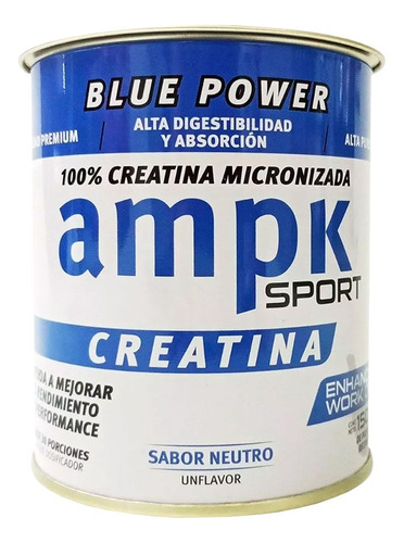 Ampk Creatina 100% Micronizada Sport Blue Power Unflavor