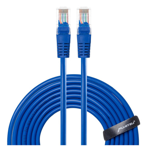 Cable De Red Mitzu 18-6403 Utp Azul 3m