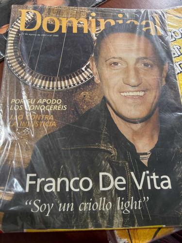 Revista Dominical 1940 Agos 2007 Portada Franco De Vita