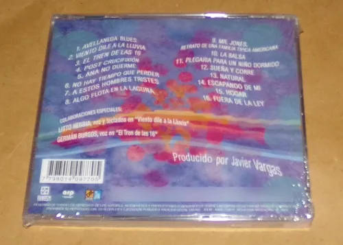 Javier Vargas & Espiritu Celeste Rock Argentino Cd Kktus