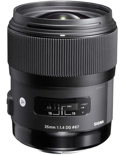 Imagem 1 de 5 de Lente Sigma 35mm F/1.4 Dg Hsm - Canon