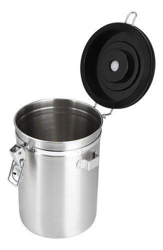A Recipiente De Almacenamiento De Granos De Café De Acero