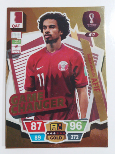 Afif Game Changer Carta Adrenalyn Xl Qatar 2022 Panini