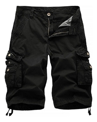 Pantalones Cortos Cargo De Talla Grande Para Hombre De Moda