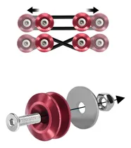 Comprar Ganchos Sujeta Puntas Paragolpes Tuning C\u002F Aro Goma Rojo G6