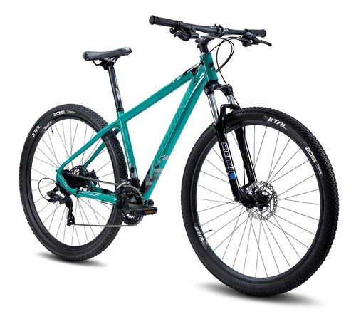 Bicicleta De Montaña Alubike Sierra R29 + Playera Mtb 