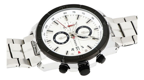 Reloj Curren Krec6019 Plateado Hombre