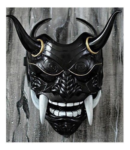 Máscara De Diablo Hannya Demon Oni Samurai Noh Kabuki Prajna