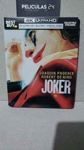 Joker Steelbook 4k Uhd + Bluray De Niro Joaquín Phoenix Usa