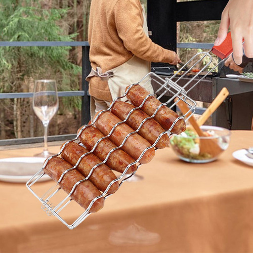 Cesta Para Asar Perritos Calientes, Cesta Para Asar Kabob