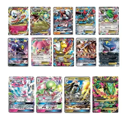 Lote 10 Cartas Pokémon Gx ( Sem Repetidas )