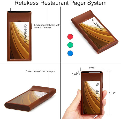 Retekess T116 - Sistema De Alarma Para Restaurantes Max 999