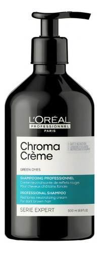 Loreal Chroma Crème Green Dyes Shampoo 500ml Correção Da Cor
