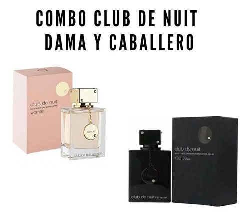 Perfume Combo Club De Nuit - mL a $1666
