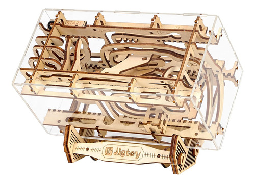 Laberinto De Mármol De Madera Fidget Toy Laberinto De Graved
