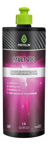 Desengraxante Multiuso Concentrado Mult 200 1,5l Protelim