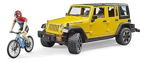 02543 Jeep Wrangler Rubicon Con Bicicleta De Montaña Y...