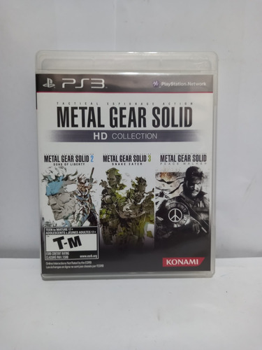 Metal Gear Solid Hd Collection Ps3 Mídia Física 
