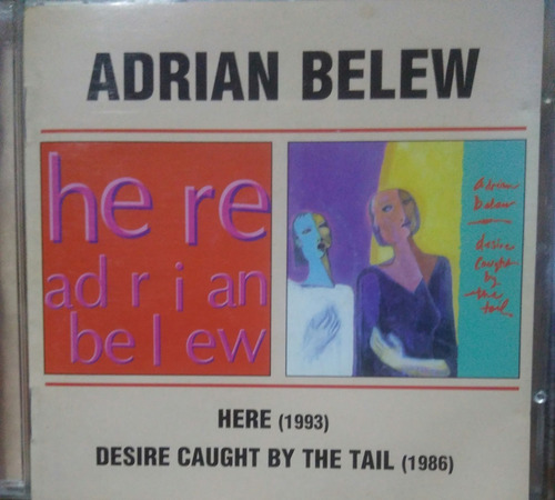 Adrian Belew, Here/desire Caught By The Tail, Cd Australia