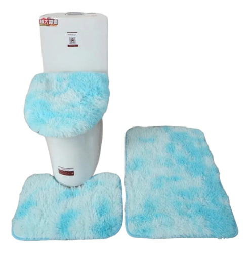 Set Para Baño De 3 Piezas Alfombra Innovadora Elegante