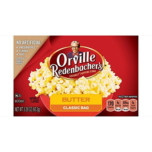 Orville Redenbacher Mantequilla De Palomitas De Maíz, 3,3 On