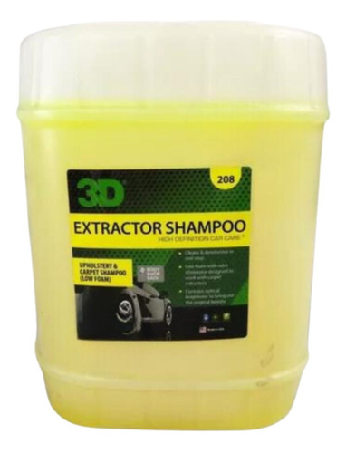 Shampoo Vestiduras Inyeccion Succion 3d Extractor 19 Litros