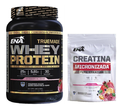 True Made Whey Protein Ena Proteína Isolate + Creatina Ena