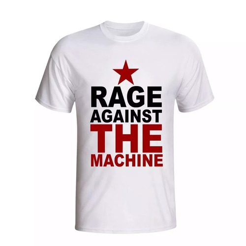 Camisa Camiseta Rage Against The Machine Banda Rap Metal Mus