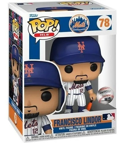 Funko Pop Mlb: Mets - Francisco Lindor Uniforme Local