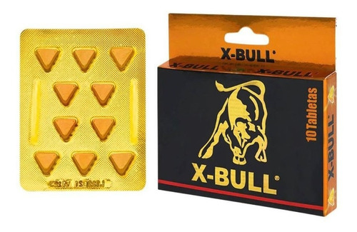 Potencializador X-bull X 10 Tab - Unidad a $3316