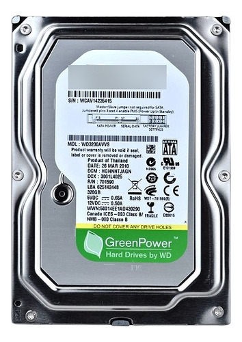 Disco Duro 3.5 250gb Sata Wd