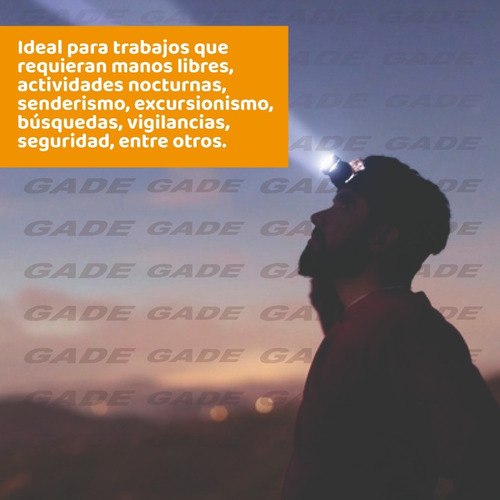 Linterna Minero Cabeza Vincha Recargable Led Cree 10w Zoom