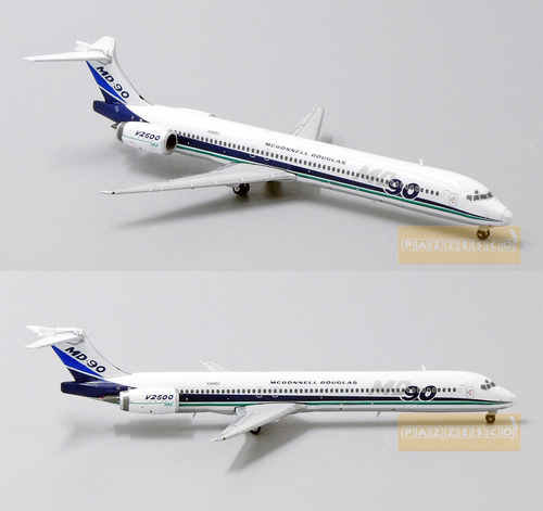 Avion Md-90 Mcdonnell Douglas Retro Raro Jcwings 1:400
