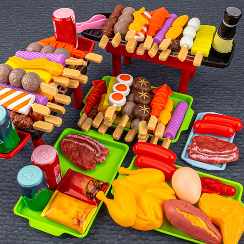 Parrilla De Barbacoa De Simulación Para Cocina, Accesorios