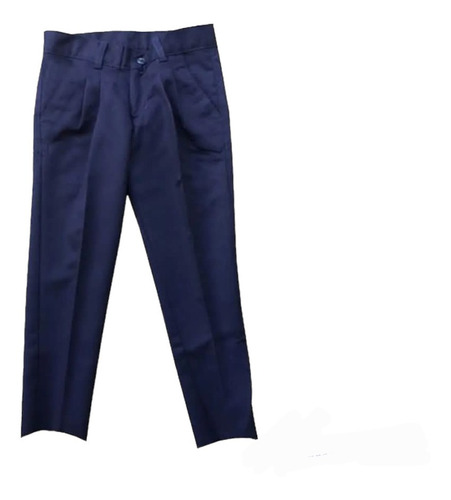 Pantalón Escolar Niño Bambino Con Plices De Gabardina