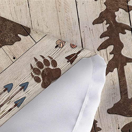 Set De Cortinas De Ducha De Oso Para Baño, Con Diseño De Os